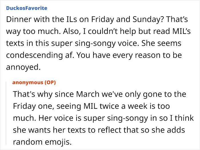 Frustrated Woman Finally Matches Her MIL’s Energy, Now The Whole Family Wants An Apology Frustrated Woman Finally Matches Her MIL’s Energy, Now The Whole Family Wants An Apology