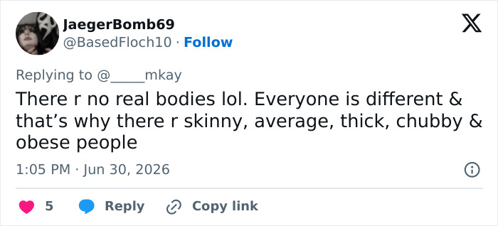 Doctor Intervenes After Woman’s “Reminder” About What Real Bodies Look Like Triggers Health Debate Doctor Intervenes After Woman’s “Reminder” About What Real Bodies Look Like Triggers Health Debate