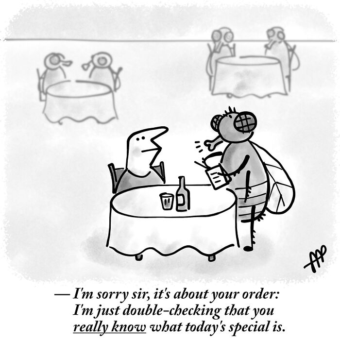 57 Witty Single-Panel Comics By This Artist That Take Everyday Ideas In Absurd Directions 57 Witty Single-Panel Comics By This Artist That Take Everyday Ideas In Absurd Directions
