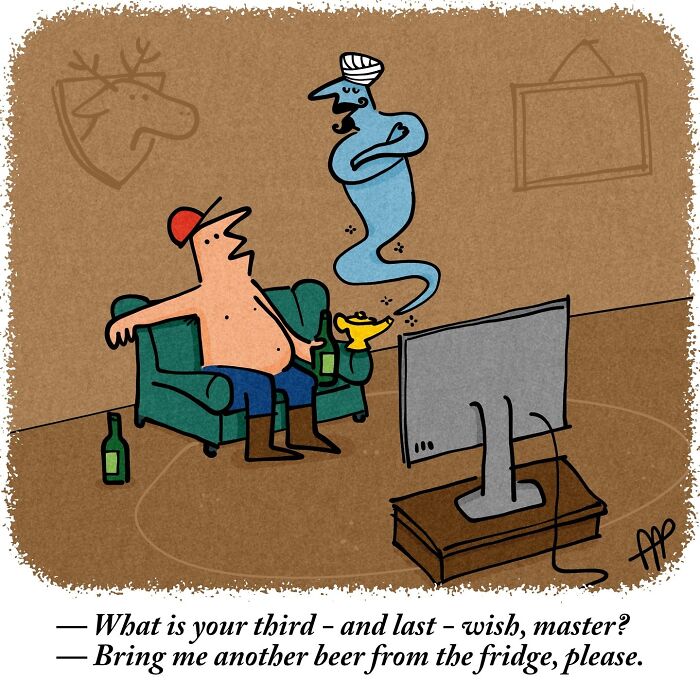 57 Witty Single-Panel Comics By This Artist That Take Everyday Ideas In Absurd Directions 57 Witty Single-Panel Comics By This Artist That Take Everyday Ideas In Absurd Directions