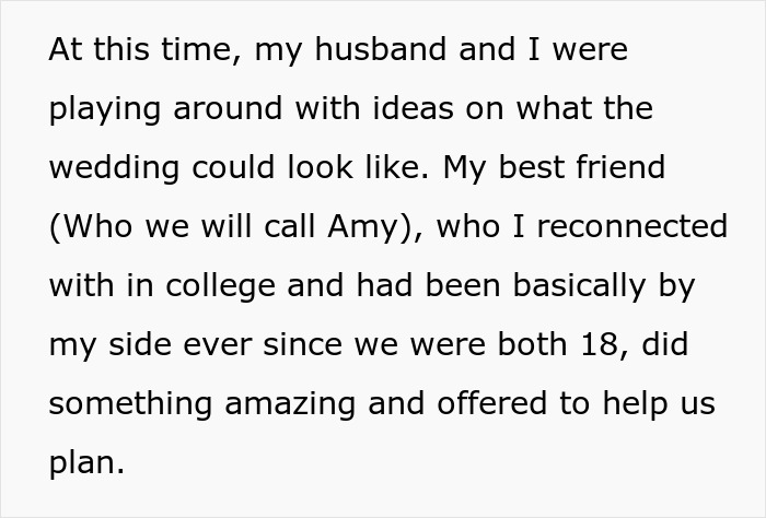 Entitled Bestie Helps With Wedding Planning, Cuts Woman Off Because She Rejected Most Of Her Ideas Entitled Bestie Helps With Wedding Planning, Cuts Woman Off Because She Rejected Most Of Her Ideas