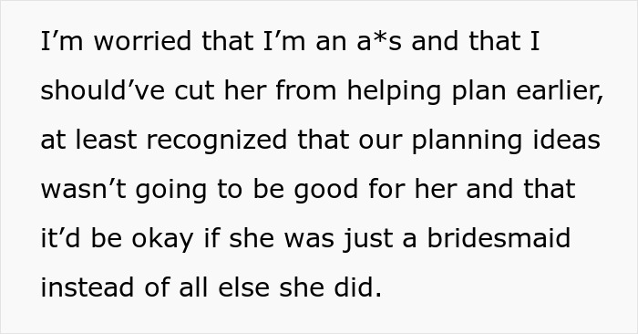 Entitled Bestie Helps With Wedding Planning, Cuts Woman Off Because She Rejected Most Of Her Ideas Entitled Bestie Helps With Wedding Planning, Cuts Woman Off Because She Rejected Most Of Her Ideas