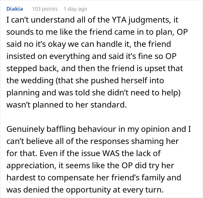 Entitled Bestie Helps With Wedding Planning, Cuts Woman Off Because She Rejected Most Of Her Ideas Entitled Bestie Helps With Wedding Planning, Cuts Woman Off Because She Rejected Most Of Her Ideas