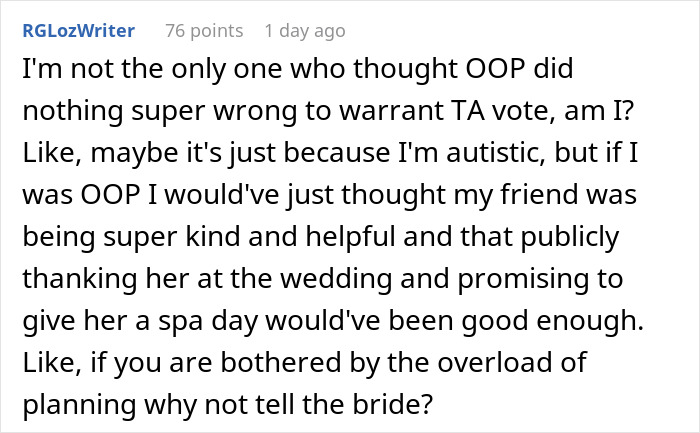 Entitled Bestie Helps With Wedding Planning, Cuts Woman Off Because She Rejected Most Of Her Ideas Entitled Bestie Helps With Wedding Planning, Cuts Woman Off Because She Rejected Most Of Her Ideas