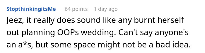 Entitled Bestie Helps With Wedding Planning, Cuts Woman Off Because She Rejected Most Of Her Ideas Entitled Bestie Helps With Wedding Planning, Cuts Woman Off Because She Rejected Most Of Her Ideas