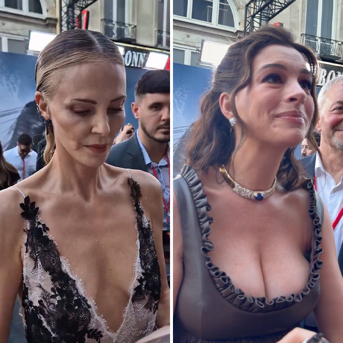 Striking Comparison Between Charlize Theron And Anne Hathaway Provokes Discussion On Beauty Standards