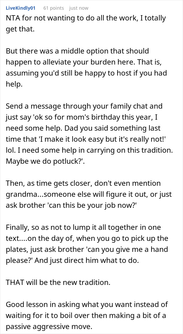 27YO Refuses To Host Mom’s B-Day After Years Of Toiling On Her Own, They Treat It Like Blasphemy