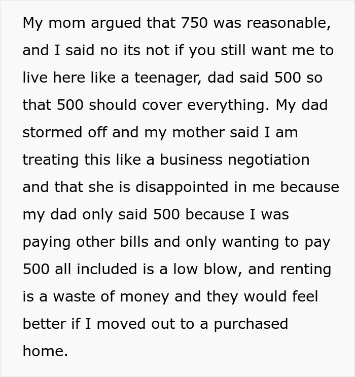 Controlling Parents Demand $1K Rent Attached With A Million Rules, Annoyed 23YO Plans To Ditch Home