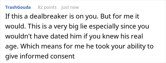 41YO Guy Pretends To Be A Decade Younger, GF Horrified And Confused After Learning The Truth
