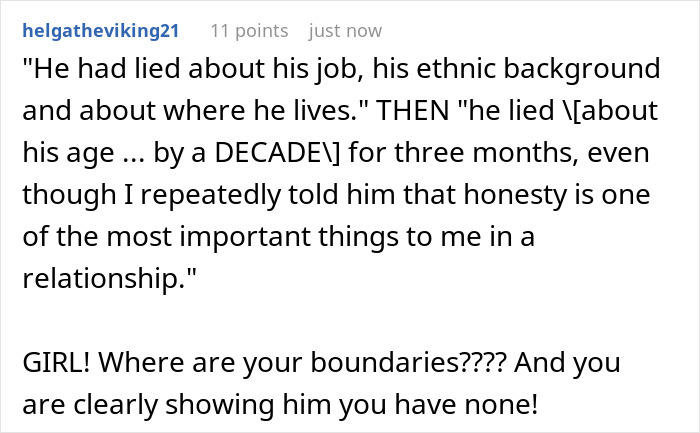 41YO Guy Pretends To Be A Decade Younger, GF Horrified And Confused After Learning The Truth