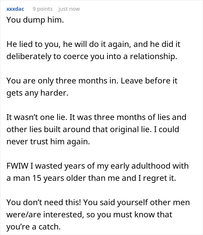 41YO Guy Pretends To Be A Decade Younger, GF Horrified And Confused After Learning The Truth