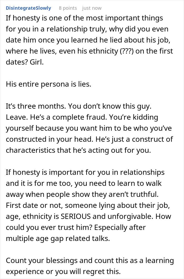 41YO Guy Pretends To Be A Decade Younger, GF Horrified And Confused After Learning The Truth