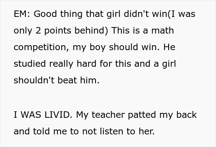 Mom’s Sexist Remarks Against Teenage Girl Backfire A Year Later And Leave Her In Tears Mom’s Sexist Remarks Against Teenage Girl Backfire A Year Later And Leave Her In Tears