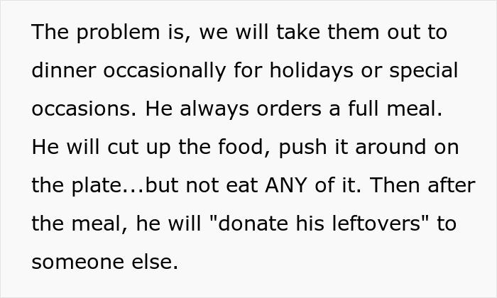 Daughter Defends Her BF&rsquo;s Bizarre And Costly Dinner Table Habit After Mom Asks To Make Him Stop It