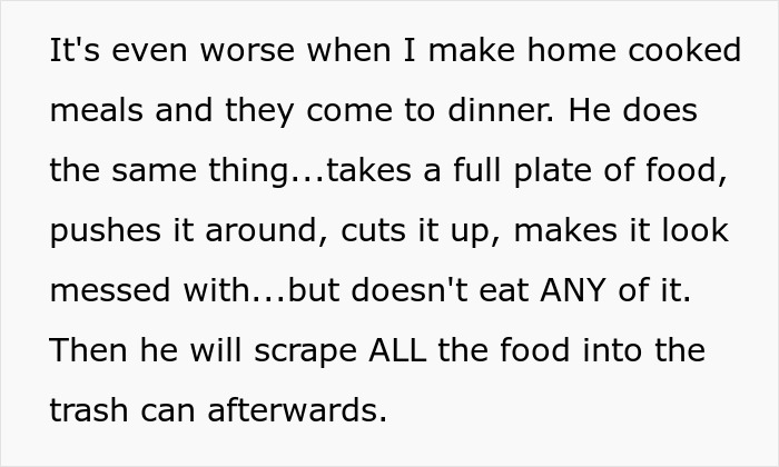 Daughter Defends Her BF&rsquo;s Bizarre And Costly Dinner Table Habit After Mom Asks To Make Him Stop It