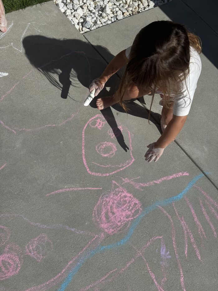 A Tattoo Artist Turned His Three-Year-Old Daughter’s Chalk Drawings Into A Poster For The Cure’s Berlin Concerts