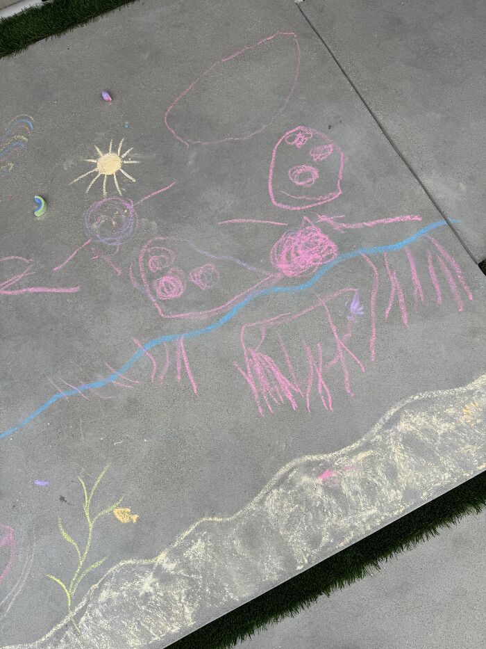 A Tattoo Artist Turned His Three-Year-Old Daughter’s Chalk Drawings Into A Poster For The Cure’s Berlin Concerts