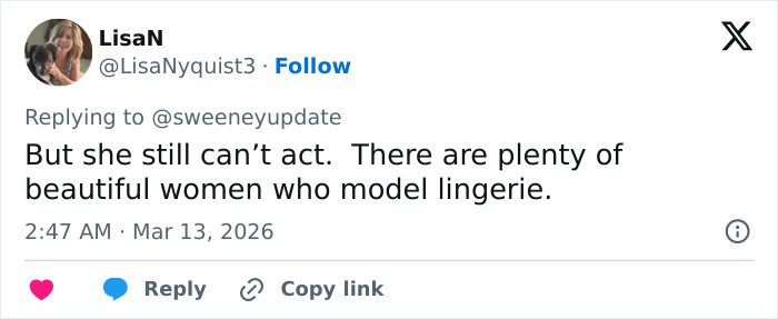 Sydney Sweeney Models Lace Lingerie In Her Boldest Display Ever, Fans React With Harsh Comments: “Find Jesus” Sydney Sweeney Models Lace Lingerie In Her Boldest Display Ever, Fans React With Harsh Comments: “Find Jesus”