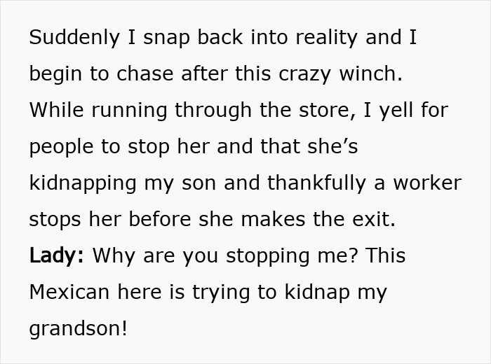 Old Karen Convinces Other Shoppers And The Manager This Guy Was Trying To Kidnap His Own Stepson Old Karen Convinces Other Shoppers And The Manager This Guy Was Trying To Kidnap His Own Stepson