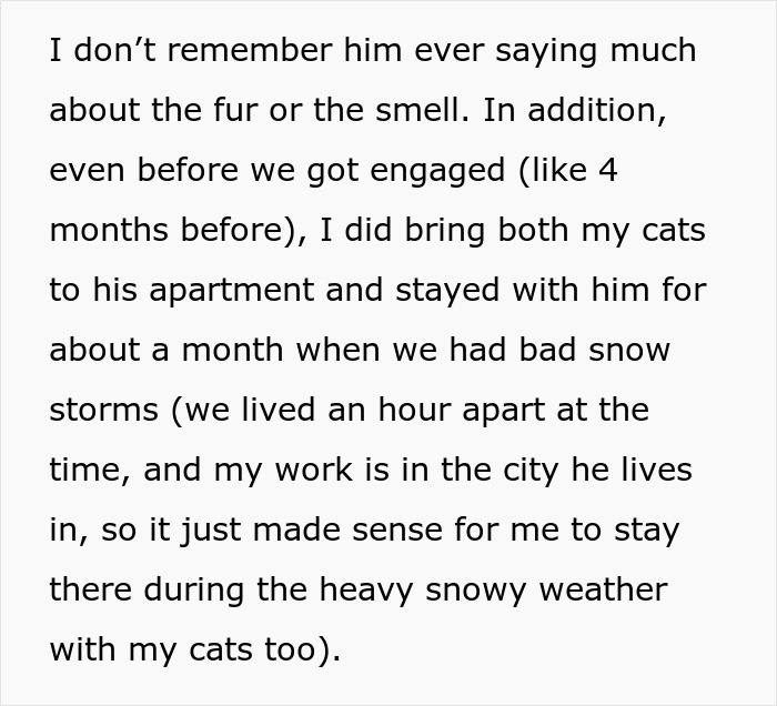 Bride-To-Be Questions Her Engagement After Fiancé Issues An Ultimatum About Her Cat Bride-To-Be Questions Her Engagement After Fiancé Issues An Ultimatum About Her Cat