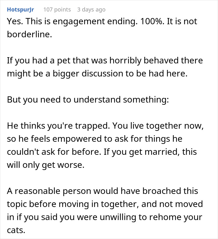 Bride-To-Be Questions Her Engagement After Fiancé Issues An Ultimatum About Her Cat Bride-To-Be Questions Her Engagement After Fiancé Issues An Ultimatum About Her Cat