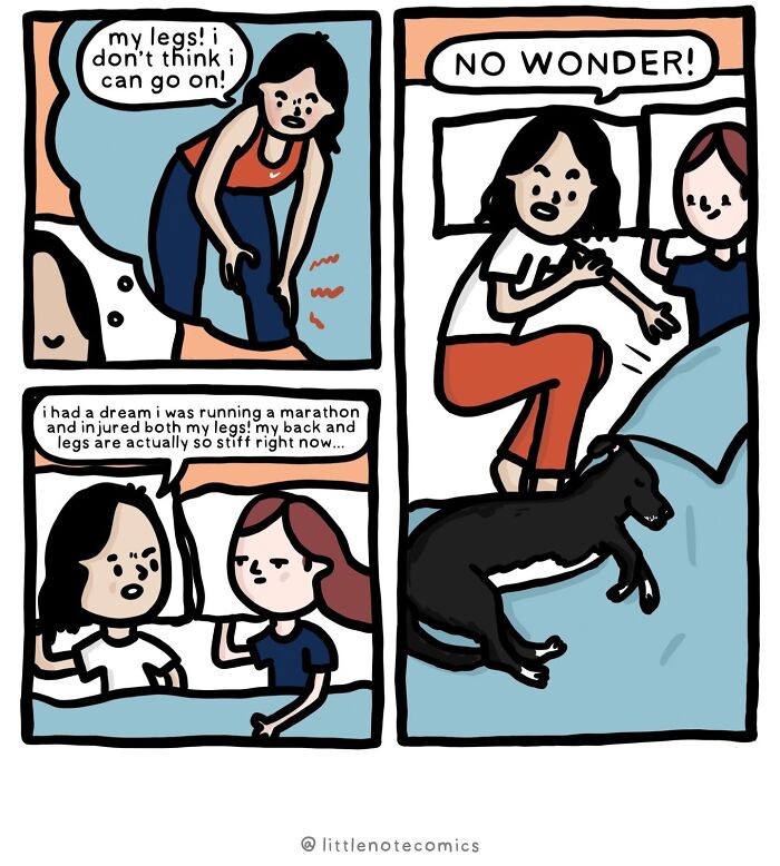 Artist Illustrates 44 Relatable And Cute Comics Featuring Relationship Quirks (New Pics)