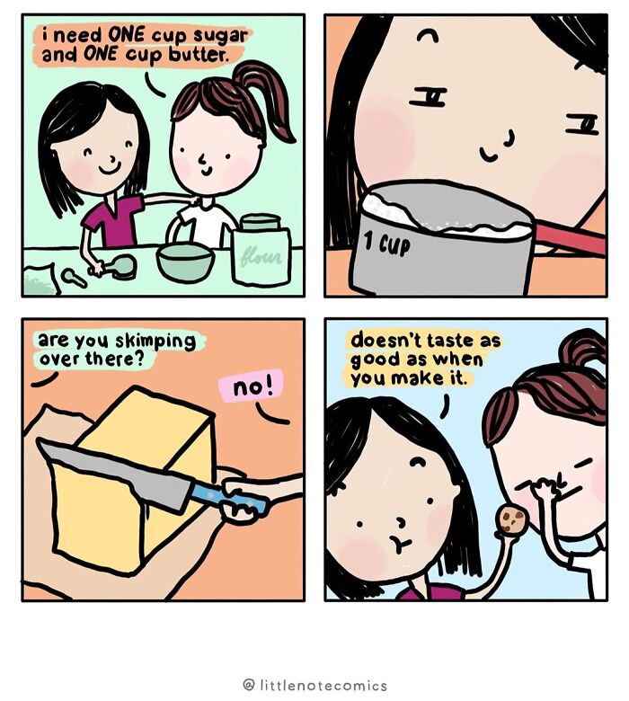 Artist Illustrates 44 Relatable And Cute Comics Featuring Relationship Quirks (New Pics)