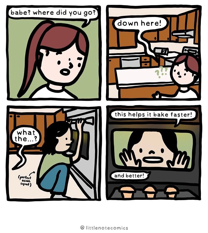 Artist Illustrates 44 Relatable And Cute Comics Featuring Relationship Quirks (New Pics)