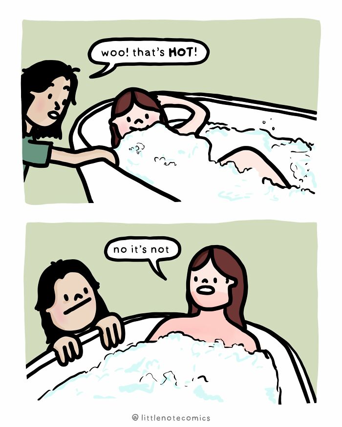 Artist Illustrates 44 Relatable And Cute Comics Featuring Relationship Quirks (New Pics)