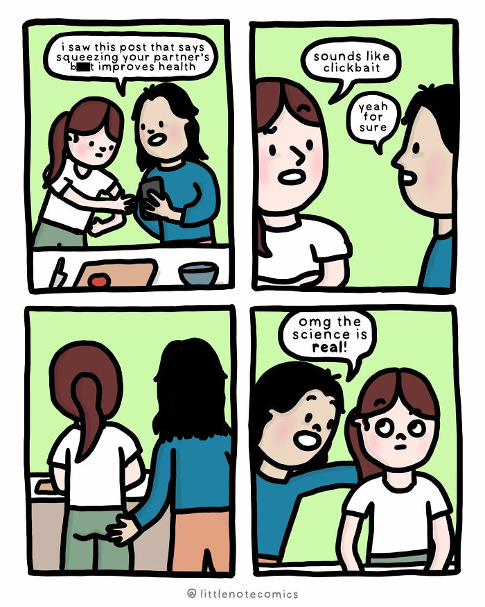 Artist Illustrates 44 Relatable And Cute Comics Featuring Relationship Quirks (New Pics)
