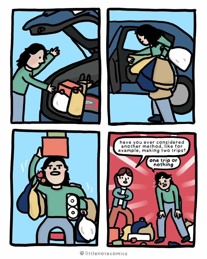 Artist Illustrates 44 Relatable And Cute Comics Featuring Relationship Quirks (New Pics)