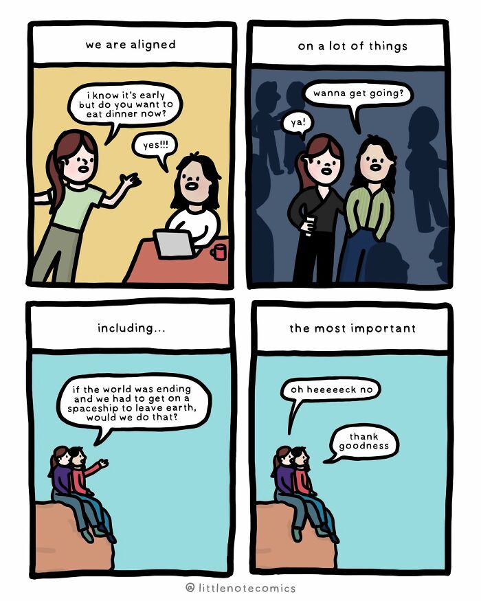Artist Illustrates 44 Relatable And Cute Comics Featuring Relationship Quirks (New Pics)