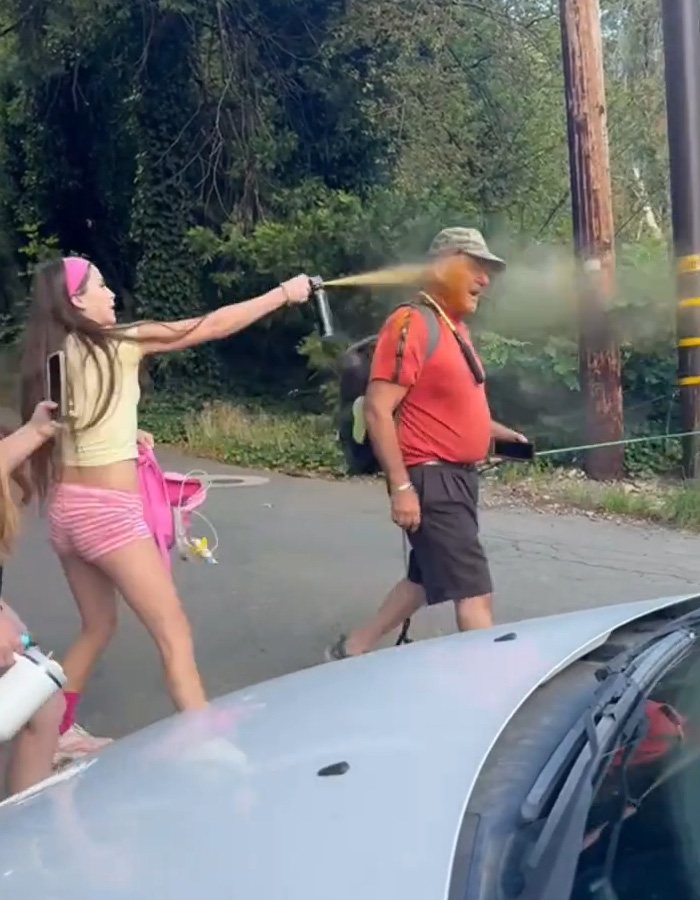 Male Karen Gets Bear Sprayed After Confrontation With Girls And Sparks Online Debate Male Karen Gets Bear Sprayed After Confrontation With Girls And Sparks Online Debate