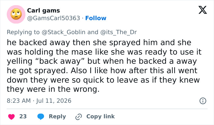 Male Karen Gets Bear Sprayed After Confrontation With Girls And Sparks Online Debate Male Karen Gets Bear Sprayed After Confrontation With Girls And Sparks Online Debate