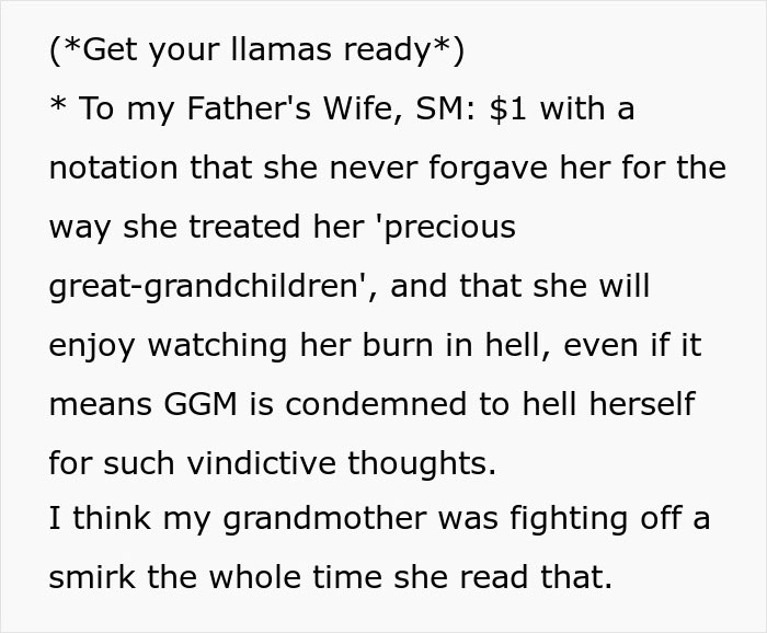 Great-Grandma Hilariously Trolls From Beyond The Grave, Leaves Entitled In-Law Fuming Great-Grandma Hilariously Trolls From Beyond The Grave, Leaves Entitled In-Law Fuming