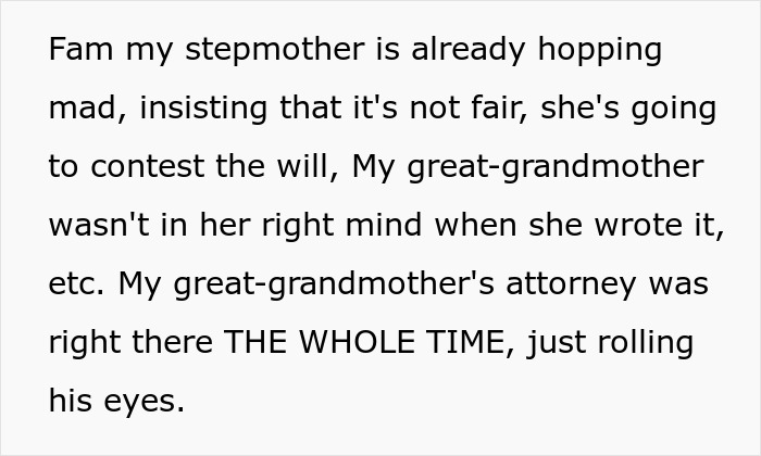 Great-Grandma Hilariously Trolls From Beyond The Grave, Leaves Entitled In-Law Fuming Great-Grandma Hilariously Trolls From Beyond The Grave, Leaves Entitled In-Law Fuming