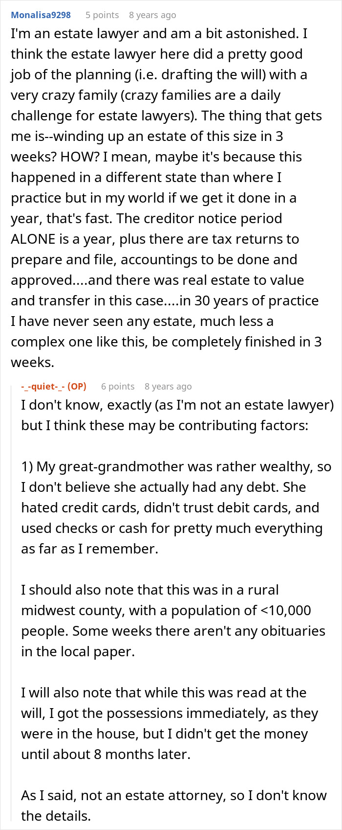 Great-Grandma Hilariously Trolls From Beyond The Grave, Leaves Entitled In-Law Fuming Great-Grandma Hilariously Trolls From Beyond The Grave, Leaves Entitled In-Law Fuming