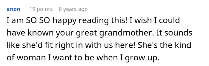 Great-Grandma Hilariously Trolls From Beyond The Grave, Leaves Entitled In-Law Fuming Great-Grandma Hilariously Trolls From Beyond The Grave, Leaves Entitled In-Law Fuming