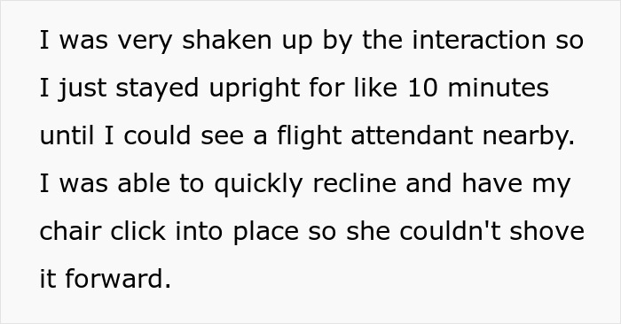 Woman Physically Stops Stranger From Reclining On An Overnight Flight, Throws A Tantrum Woman Physically Stops Stranger From Reclining On An Overnight Flight, Throws A Tantrum