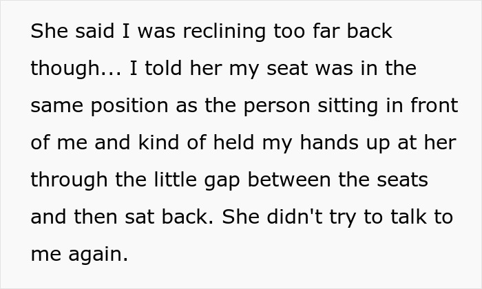 Woman Physically Stops Stranger From Reclining On An Overnight Flight, Throws A Tantrum Woman Physically Stops Stranger From Reclining On An Overnight Flight, Throws A Tantrum