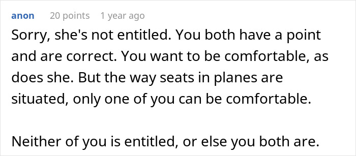 Woman Physically Stops Stranger From Reclining On An Overnight Flight, Throws A Tantrum Woman Physically Stops Stranger From Reclining On An Overnight Flight, Throws A Tantrum