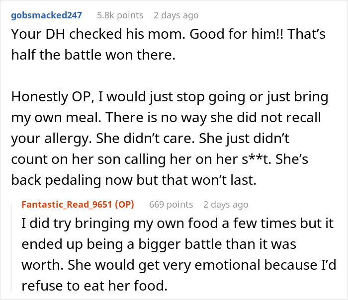 Couple Eats At MIL&rsquo;s For The Last Time After Apology Dinner Ends In Sabotage