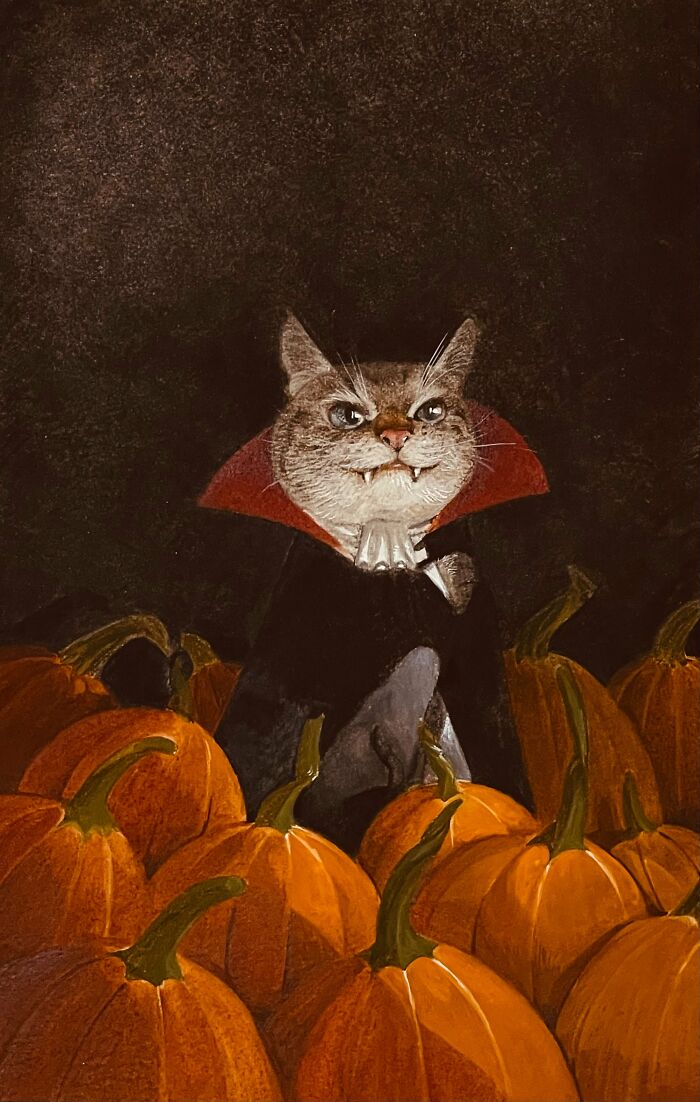 42 Charming Cat Illustrations By Ricky Wei Showing Felines Living Human Lives 42 Charming Cat Illustrations By Ricky Wei Showing Felines Living Human Lives