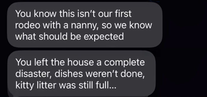 People Are Outraged By These Parents Who Expected Nanny To “Go Above And Beyond” People Are Outraged By These Parents Who Expected Nanny To “Go Above And Beyond”