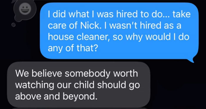 People Are Outraged By These Parents Who Expected Nanny To “Go Above And Beyond” People Are Outraged By These Parents Who Expected Nanny To “Go Above And Beyond”