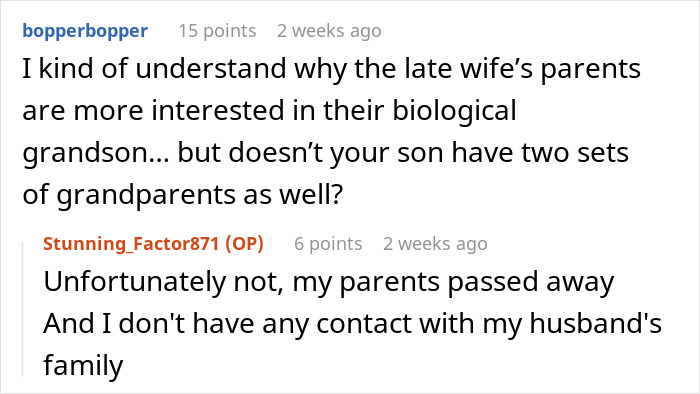 Woman Lets Her Husband Go Hard On His Ex-In-Laws After Her Son Starts Asking Painful Questions Woman Lets Her Husband Go Hard On His Ex-In-Laws After Her Son Starts Asking Painful Questions