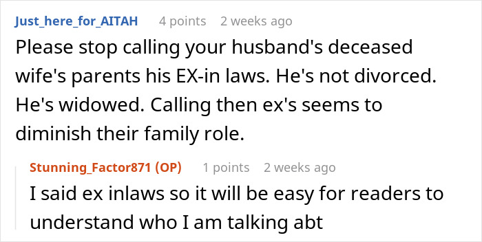 Woman Lets Her Husband Go Hard On His Ex-In-Laws After Her Son Starts Asking Painful Questions Woman Lets Her Husband Go Hard On His Ex-In-Laws After Her Son Starts Asking Painful Questions