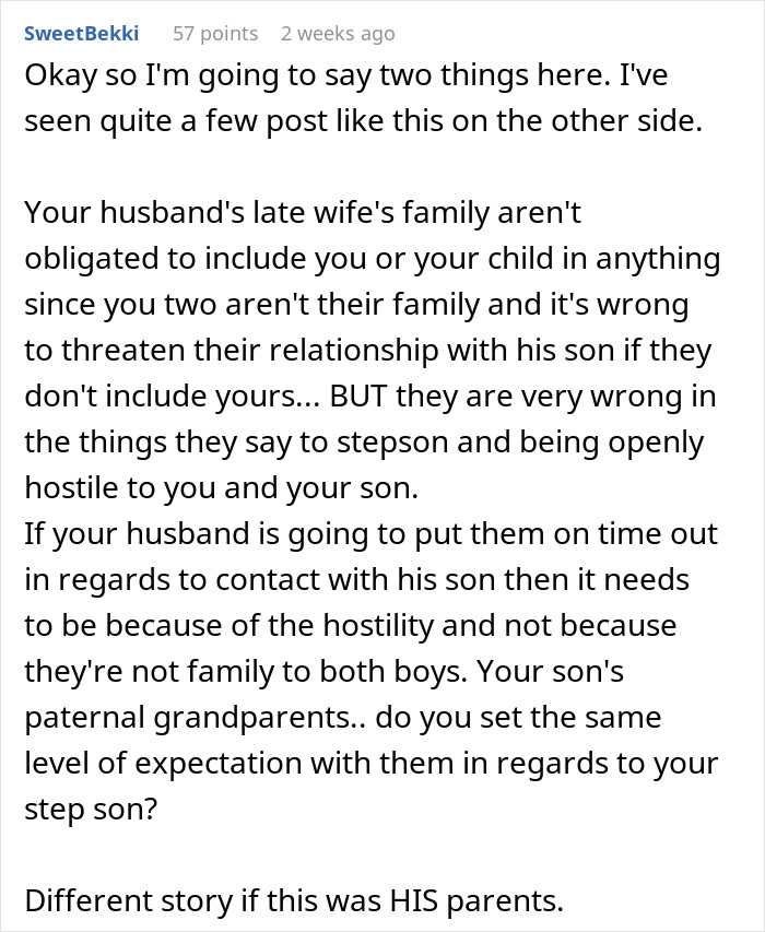 Woman Lets Her Husband Go Hard On His Ex-In-Laws After Her Son Starts Asking Painful Questions Woman Lets Her Husband Go Hard On His Ex-In-Laws After Her Son Starts Asking Painful Questions