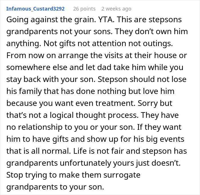 Woman Lets Her Husband Go Hard On His Ex-In-Laws After Her Son Starts Asking Painful Questions Woman Lets Her Husband Go Hard On His Ex-In-Laws After Her Son Starts Asking Painful Questions