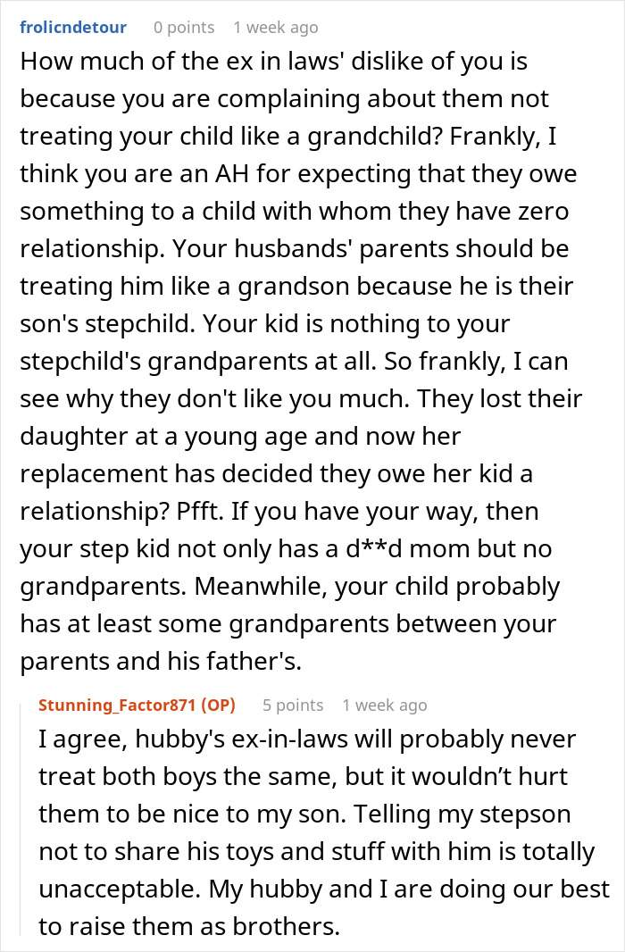 Woman Lets Her Husband Go Hard On His Ex-In-Laws After Her Son Starts Asking Painful Questions Woman Lets Her Husband Go Hard On His Ex-In-Laws After Her Son Starts Asking Painful Questions